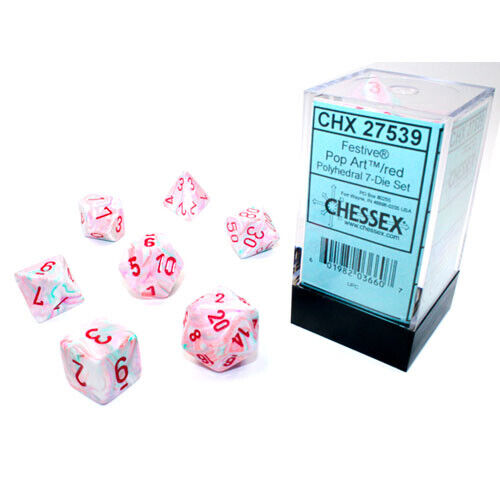 Chessex: Polyhedral Borealis Dice sets