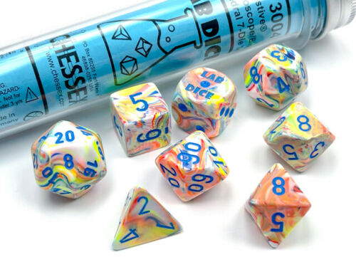 CHESSEX: POLYHEDRAL LAB DICE DICE SETS