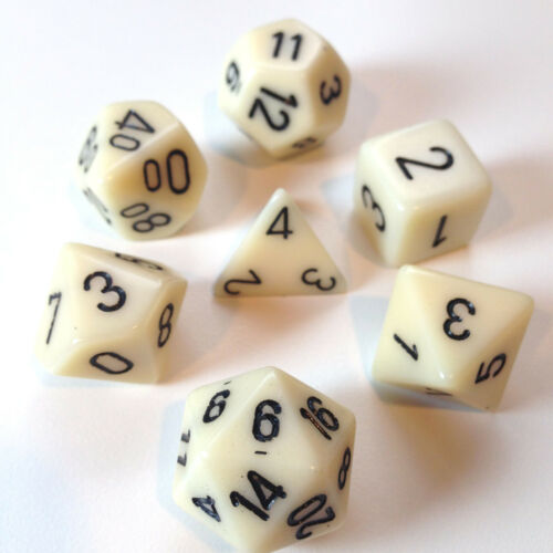 Chessex: Opaque Polyhedral Dice Set