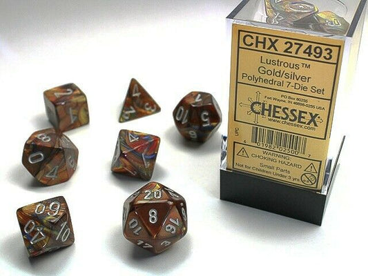 Chessex: Polyhedral Lustrous Dice sets