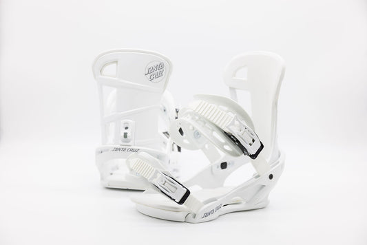 Santa Cruz Sender Snowboard Bindings White 2022-23 (1 pair)