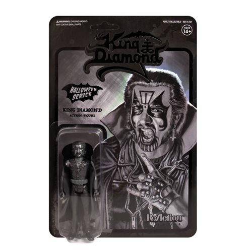 Super7 King Diamond Black 3 3/4-Inch ReAction Figure