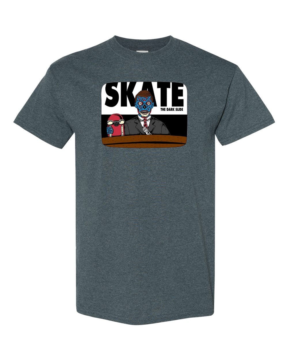 The Dark Slide "They Skate" T-Shirt Design by Weasel Face