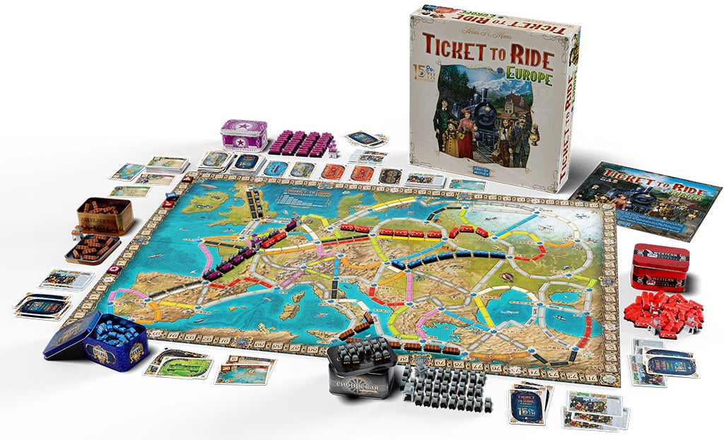 Ticket to Ride: Europe 15th Anniversary Edition - Board Game