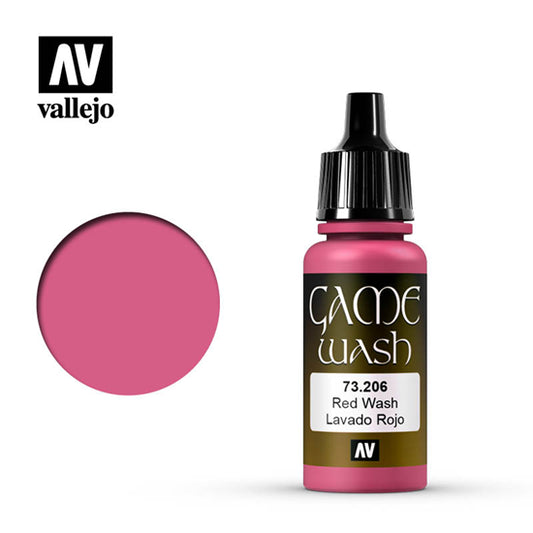 Vallejo Game Color Paint: Wash - Red  17 ml.