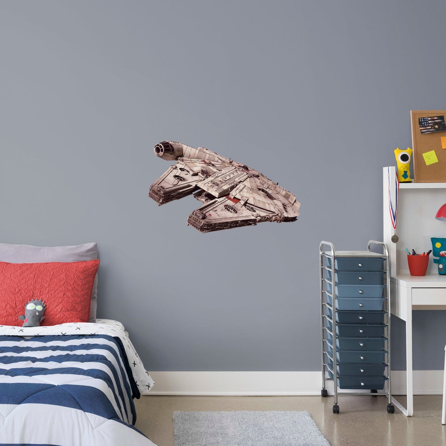 Millennium Falcon - Star Wars: The Force Awakens - Officially Licensed Removable Wall Decal