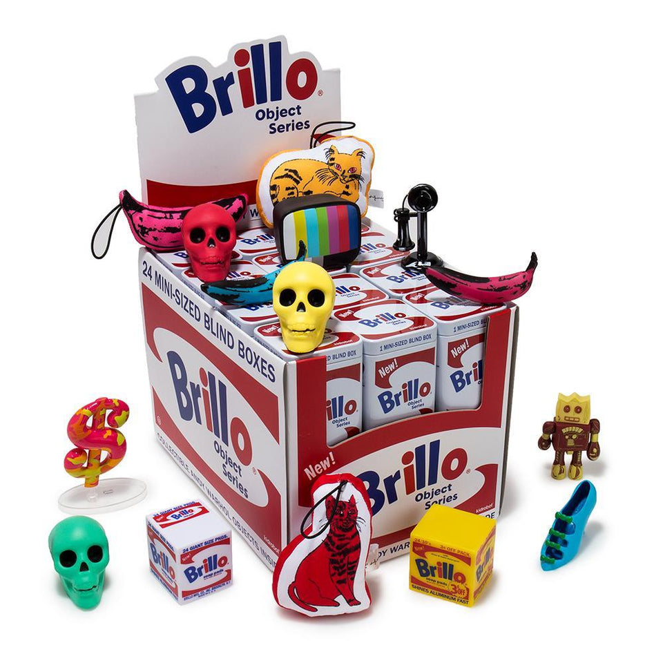 KIDROBOT x ANDY WARHOL BRILLO BOX ART OBJECT BLIND BOX FIGURES