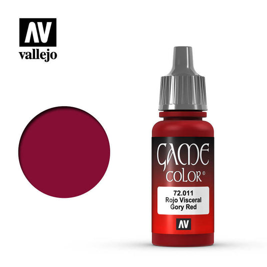 Vallejo Game Color Paint: Gory Red (17ml)