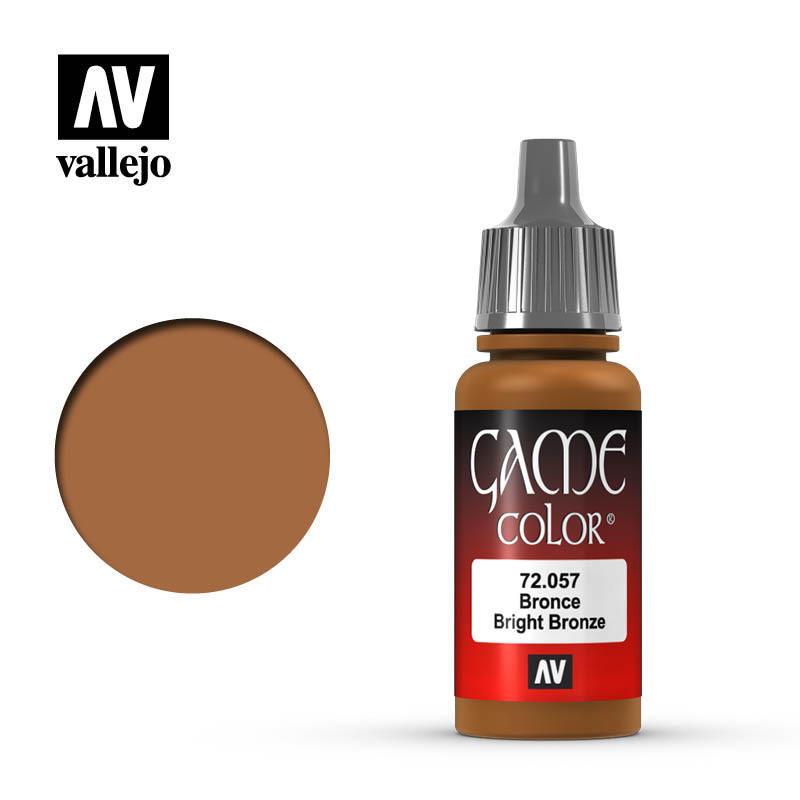 Vallejo Game Color Paint: Bright Bronze (17ml)