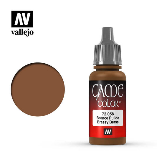 Vallejo Game Color Paint: Brassy Brass (17ml)