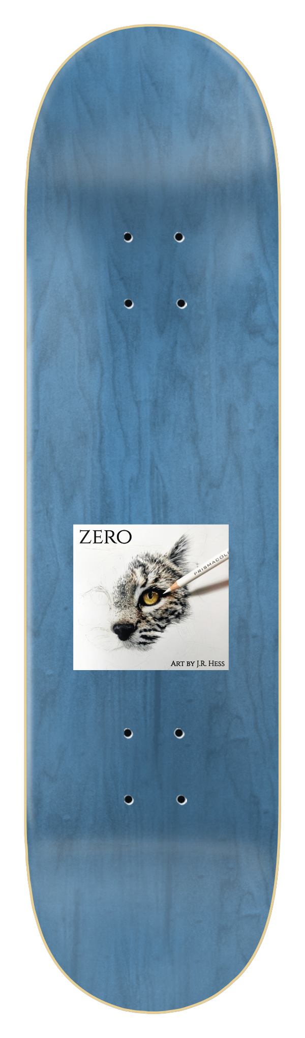 ZERO BURLEIGH BALD EAGLE 8.5" SKATEBOARD DECK