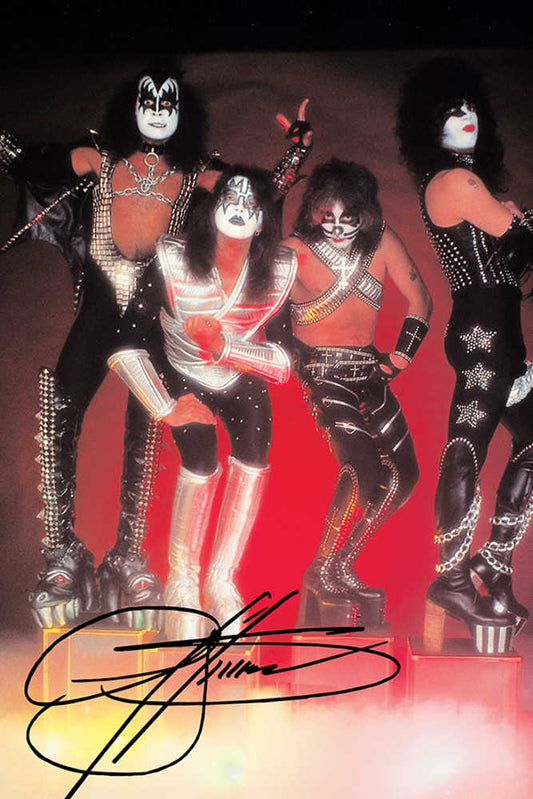 Kiss Zomibes #1 Gene Simmons Signed Virgin Photo Cover