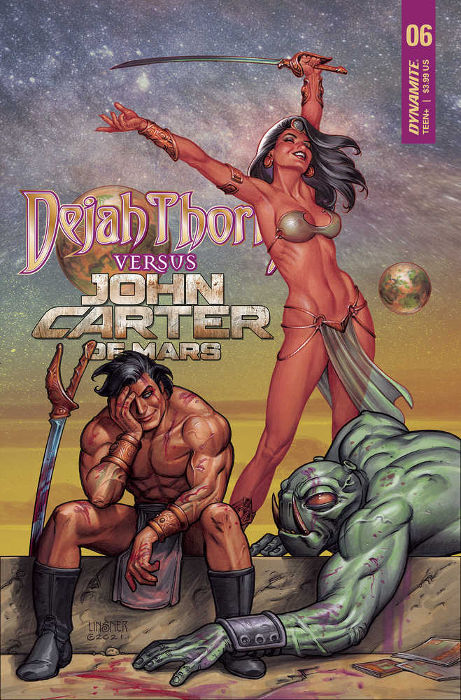 Dejah Thoris vs John Carter Of Mars #6 Cover B Linsner