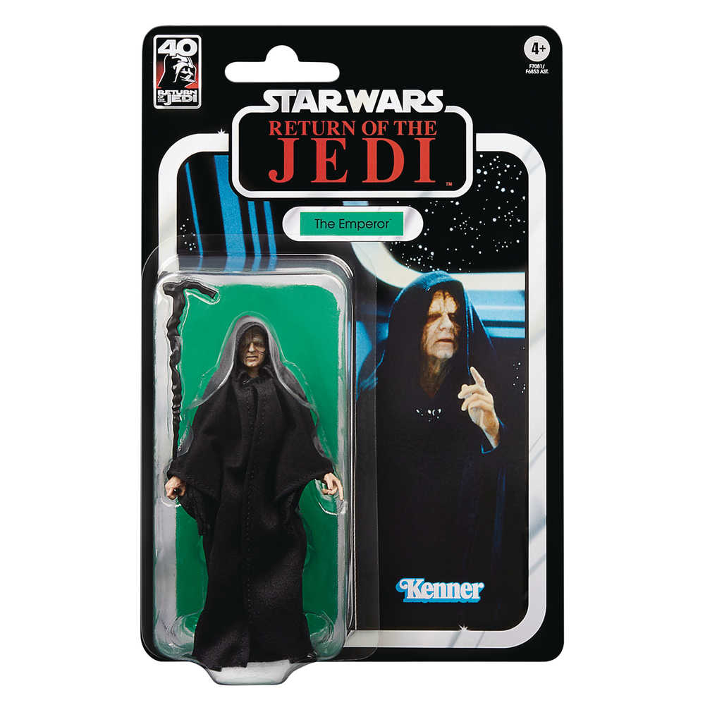 Star Wars Black E6 40th Ann 6in Emperor Action Figure