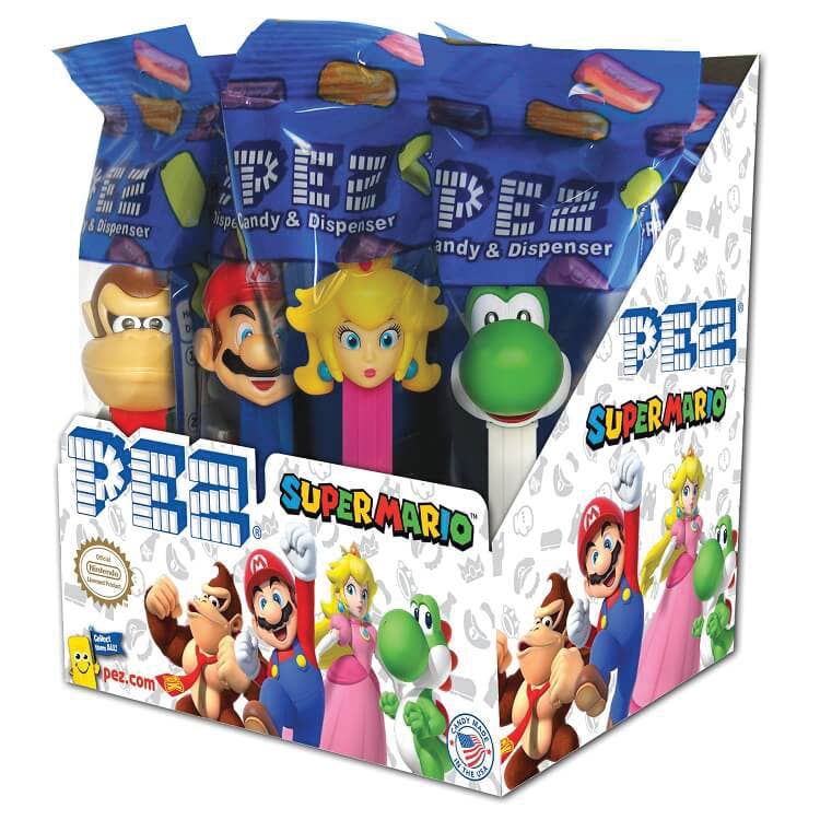 Nintendo Pez Candy Dispenser, Poly Bag