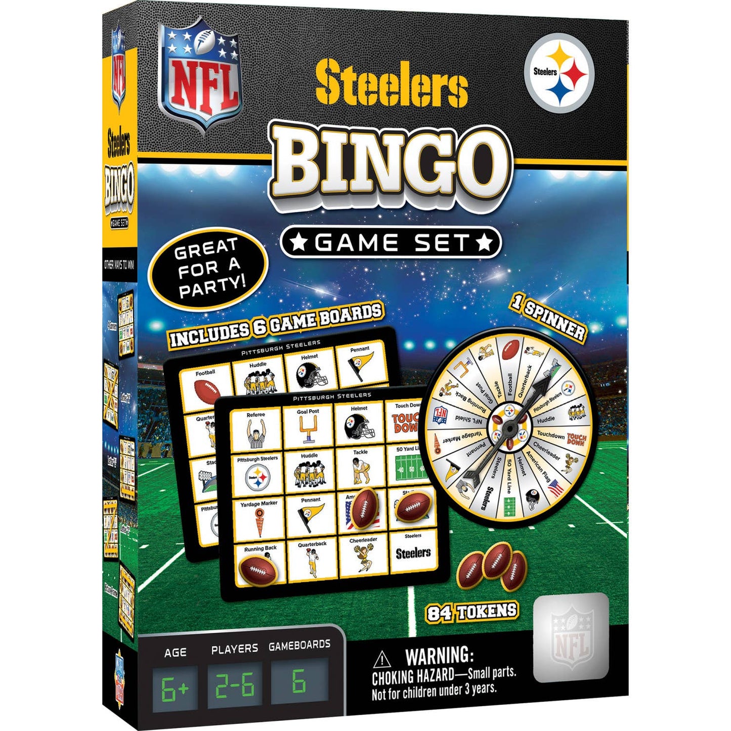 Pittsburgh Steelers NFL Bingo Game