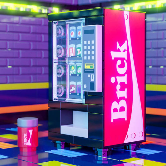 Custom LEGO Brick Soda Vending Machine