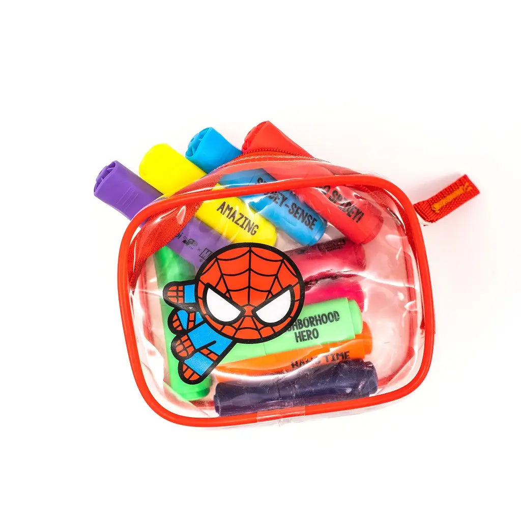 Yoobi Highlighter 10pk Mini Spiderman