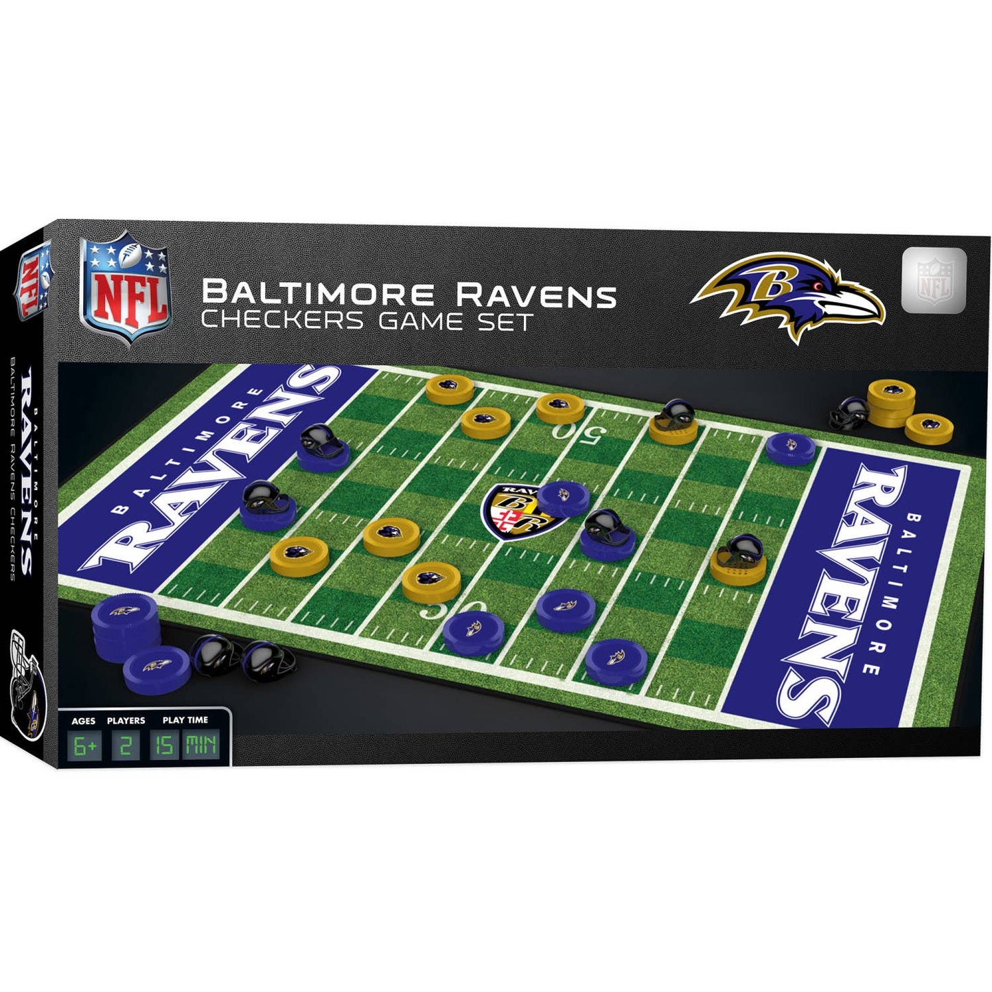 Baltimore Ravens NFL Checkers