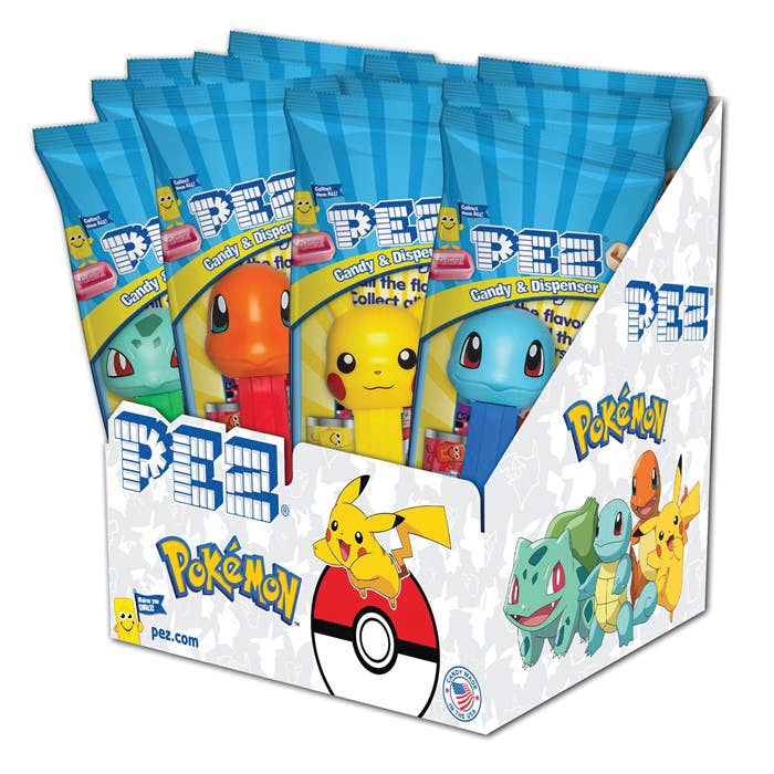 Pokemon PEZ Candy Dispenser, Poly Bag