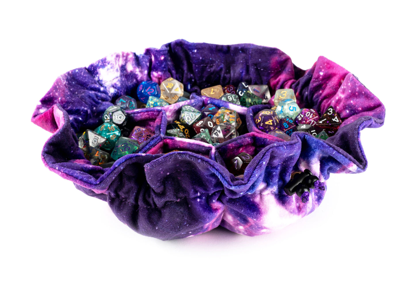 UNIQUE! Velvet Compartment Dice Bag with Pockets