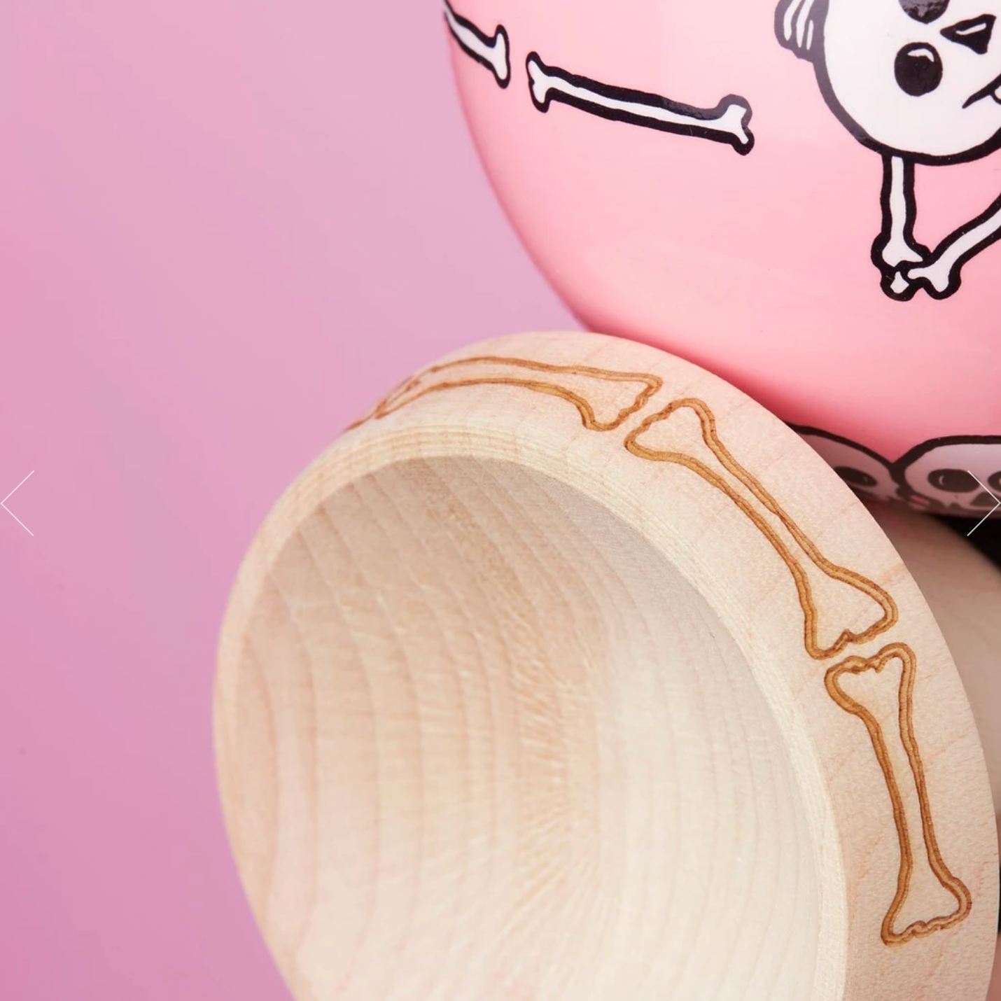 KROM JODY BARTON - SKELETONS Kendama - Pink