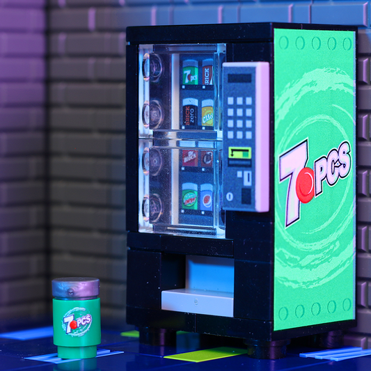 Custom LEGO 7 Pieces Soda Vending Machine