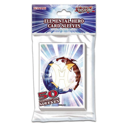 Yu Gi Oh Collectible Card Game Elemental Hero Sleeves Pack (50ct)